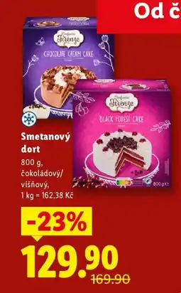 Lidl Smetanový dort nabídka