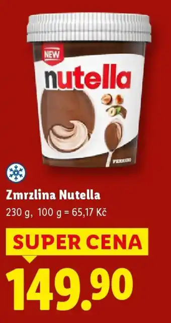 Zmrzlina Nutella