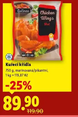 Lidl Kuřecí křídla nabídka