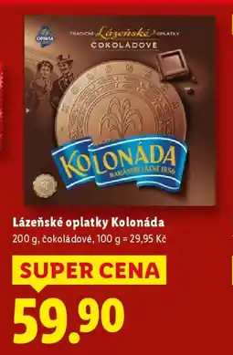 Lidl Lázeňské oplatky Kolonáda nabídka