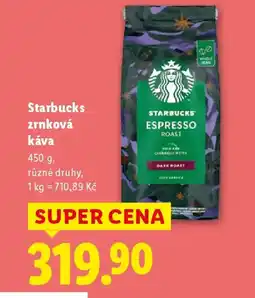 Lidl Starbucks zrnková káva nabídka