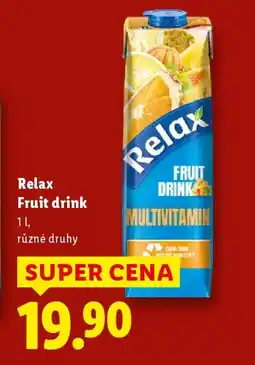 Lidl Relax Fruit drink nabídka