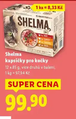 Lidl Shelma kapsičky pro kočky nabídka