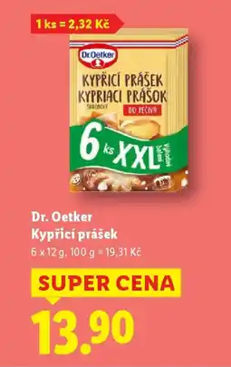 Lidl Dr. Oetker Kypřicí prášek nabídka