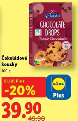 Lidl Čokoládové kousky nabídka
