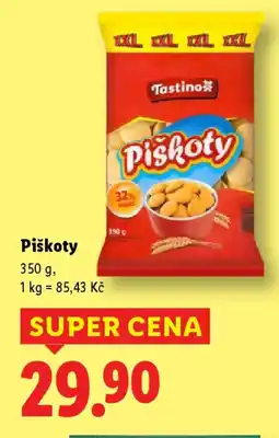 Lidl Tastino Piškoty nabídka