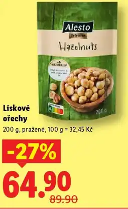 Lidl Alesto Lískové ořechy nabídka
