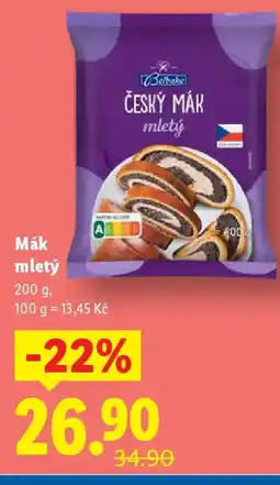 Lidl Belbake Mák mletý nabídka