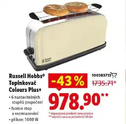 Lidl Russell HobbsⓇ Topinkovač Colours Plus+ nabídka