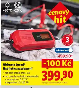 Lidl Ultimate Speed®Ⓡ Nabíječka autobaterií nabídka