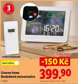 Lidl Livarno home Bezdrátová meteostanice nabídka