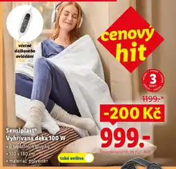 Lidl SensiplastⓇ Vyhřívaná deka 100 W nabídka