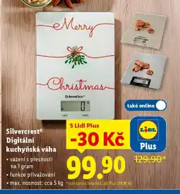 Lidl SilvercrestⓇ Digitální kuchyňská váha nabídka