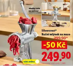 Lidl SilvercrestⓇ Ruční mlýnek na maso nabídka