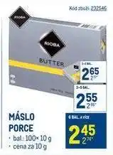 Makro MÁSLO PORCE nabídka