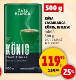 Penny Market Káva casablanca könig, intenso nabídka