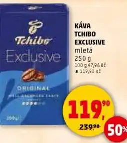 Penny Market Káva tchibo exclusive mletá nabídka