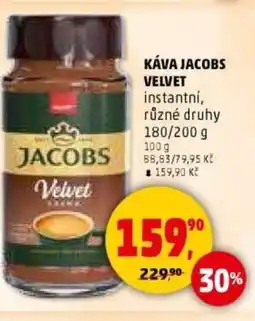 Penny Market Káva jacobs velvet instantní nabídka
