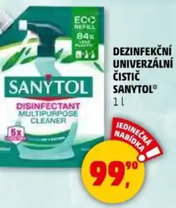 Penny Market Dezinfekční univerzální čistič sanytol nabídka