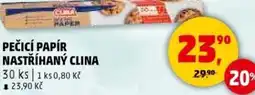 Penny Market Pečicí papír nastříhaný clina nabídka