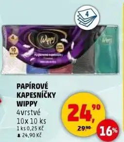 Penny Market Papírové kapesníčky wippy nabídka
