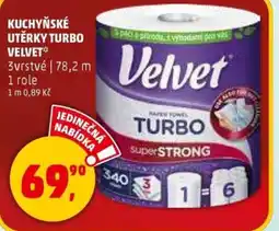 Penny Market Kuchyňské utěrky turbo velvet nabídka
