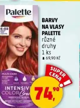 Penny Market Barvy na vlasy palette nabídka