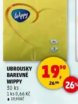 Penny Market Ubrousky barevné wippy nabídka