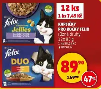 Penny Market Kapsičky pro kočky felix nabídka