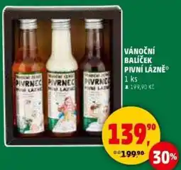 Penny Market Vánoční balíček pivní lázně nabídka