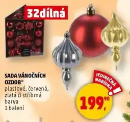 Penny Market Sada vánočních ozdob nabídka