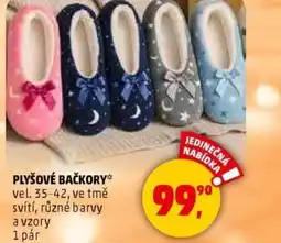 Penny Market Plyšové bačkory nabídka