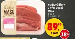 Penny Market Vepřové řízky z kýty dobré maso nabídka