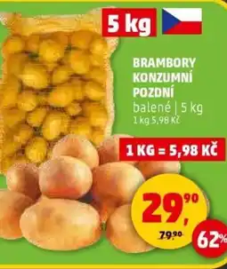 Penny Market Brambory konzumní pozdní nabídka