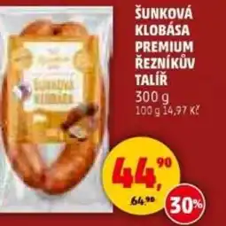 Penny Market Šunková klobása premium řezníkův talíř nabídka