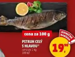 Penny Market Pstruh celý shlavou nabídka