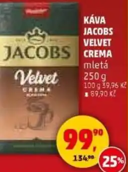 Penny Market Káva jacobs velvet crema nabídka