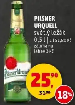 Penny Market Pilsner urquell světlý ležák nabídka