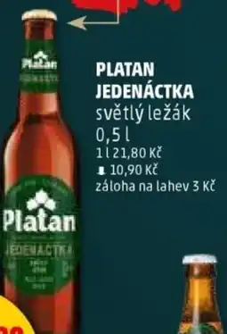 Penny Market Platan jedenáctka světlý ležák nabídka