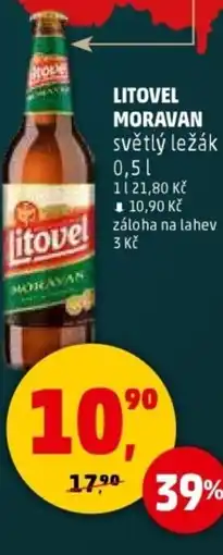 Penny Market Litovel moravan světlý ležák nabídka