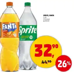 Penny Market Sprite, fanta nabídka