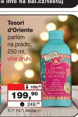 Barvy a laky drogerie Tesori d'Oriente parfém na prádlo, 250 ml nabídka