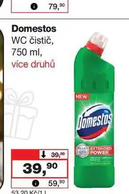 Barvy a laky drogerie Domestos WC čistič, 750 ml nabídka