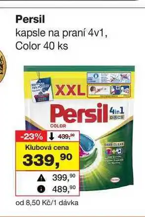 Persil kapsle na praní 4v1, Color 40 ks