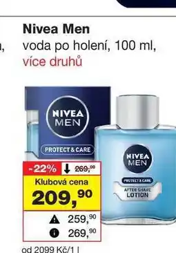 Barvy a laky drogerie Nivea Men voda po holení, 100 ml nabídka