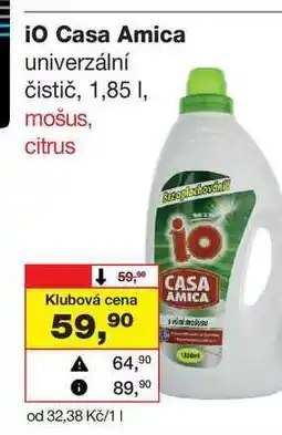 Barvy a laky drogerie iO Casa Amica univerzální čistič, 1,85l nabídka