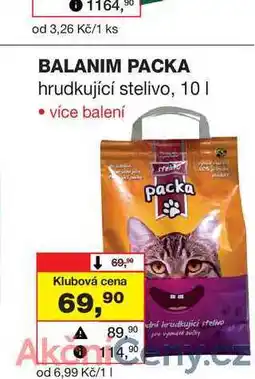 Barvy a laky drogerie PACKA hrudkující stelivo, 10l nabídka