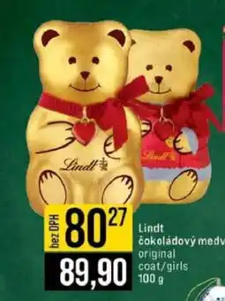 Jip Lindt čokoládový medvídek nabídka