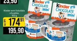 Jip Kinder mini čokoláda v hrníčku nabídka