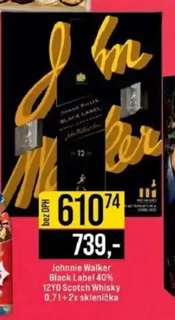 Jip Johnnie Walker Black Label 40% 12YO Scotch Whisky nabídka
